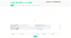 Desktop Screenshot of mijasrentalsandsales.com